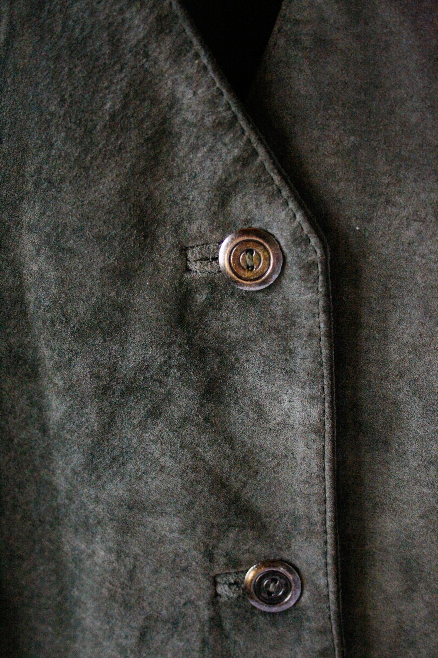 Ranch Riding Weste Leder Waldgrün Herren L/XL