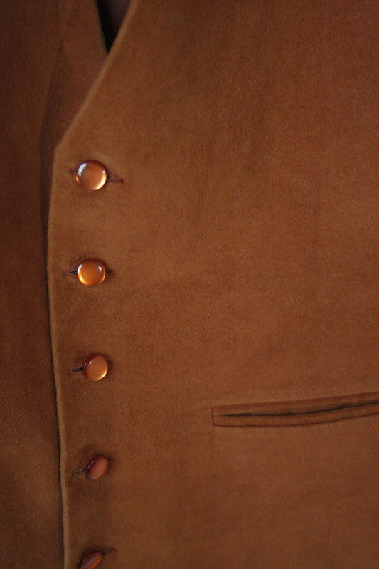 Ranch Riding Weste Samt Herren L