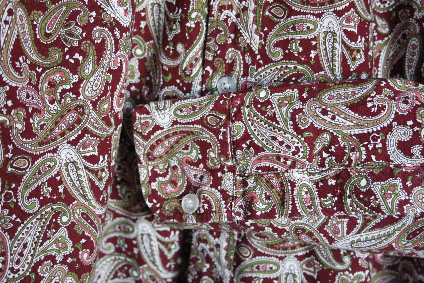 Showhemd Ranchriding Paisley rot Damen M