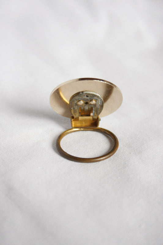 Wild Rag Clip Round Gold