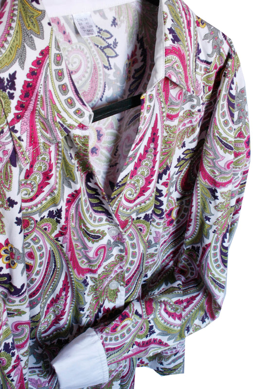 Showoberteil Ranchriding Paisley bunt Damen S/M