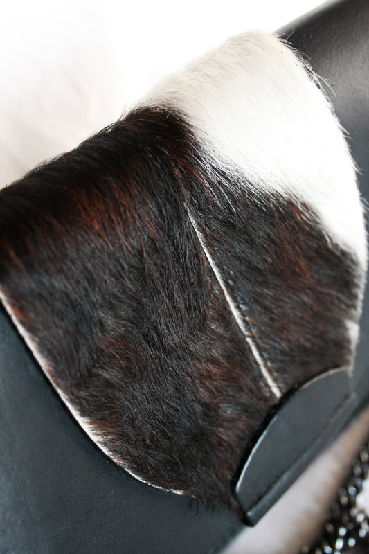 Vintage Handbag Cowhide Small