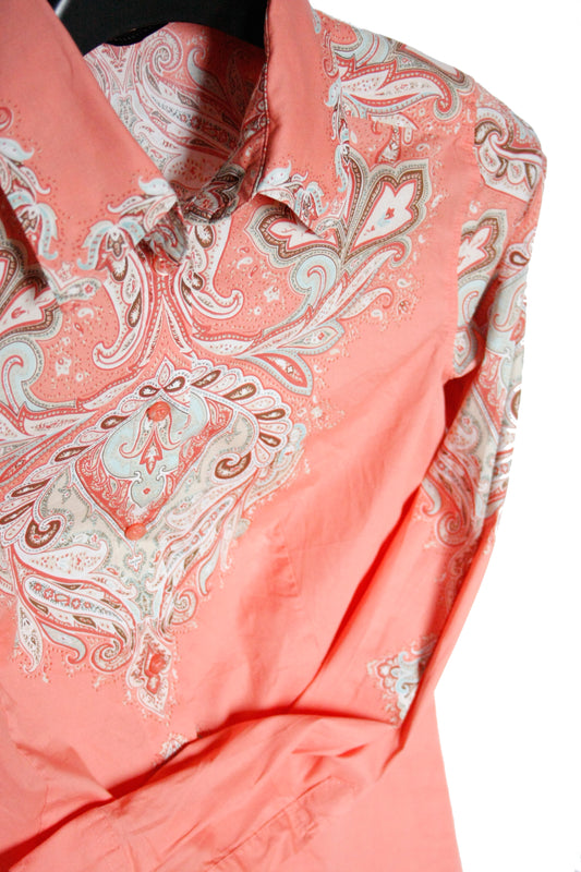 Showhemd Ranchriding Paisley Damen S/M