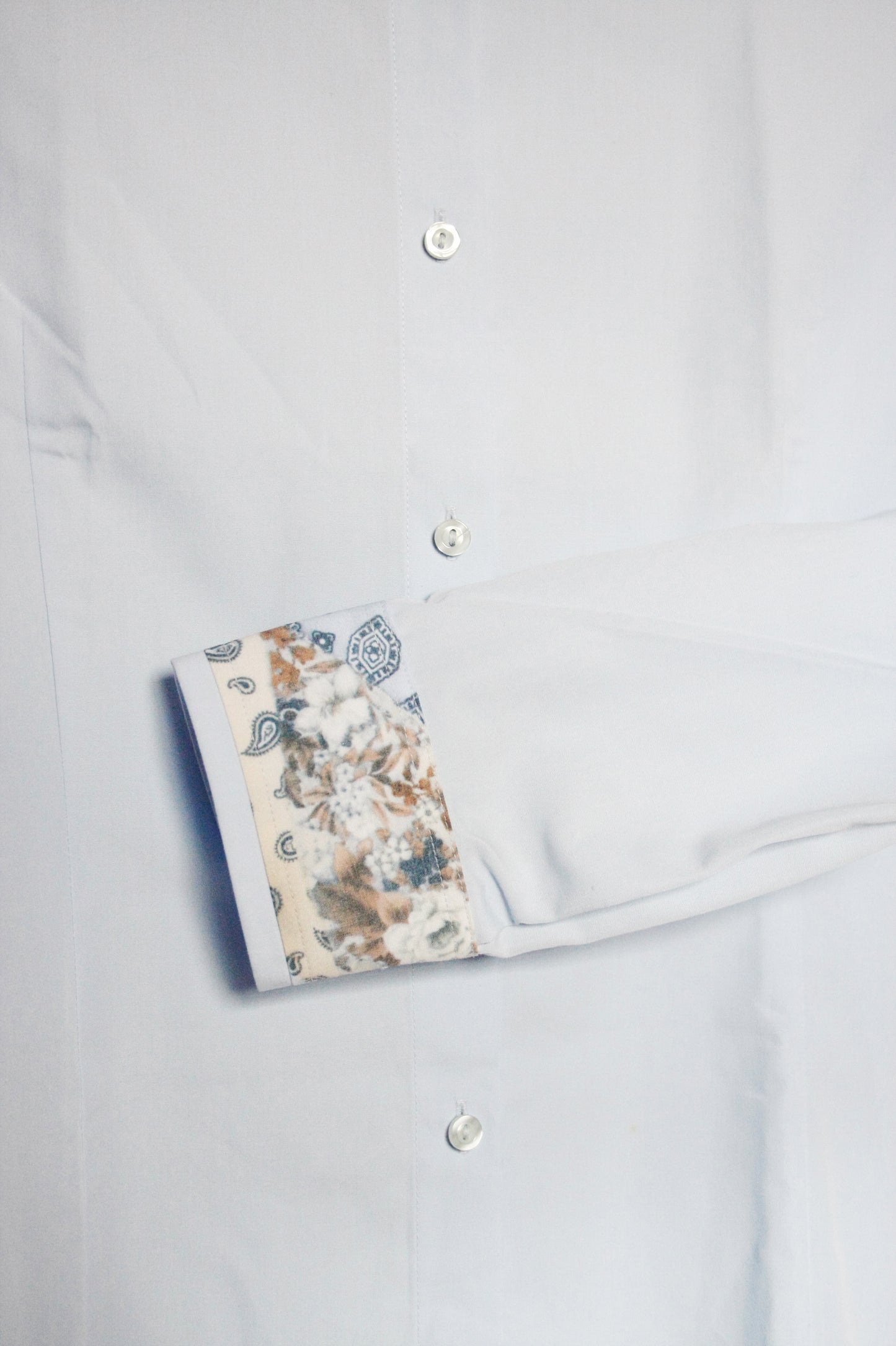 Showoberteil Ranchriding Paisley hellblau Damen M