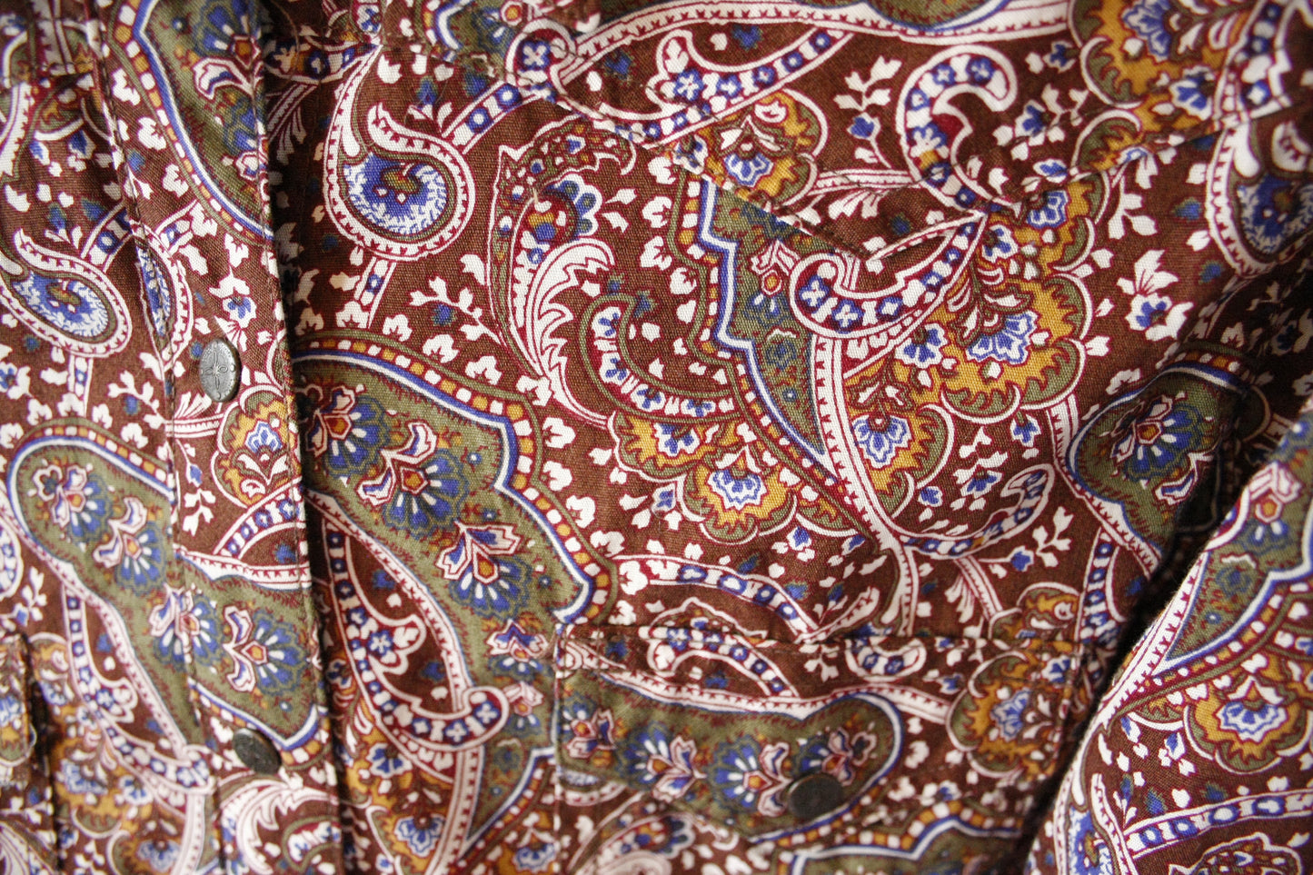 Vintage Showshirt Ranchriding Paisley bunt Damen XS/S