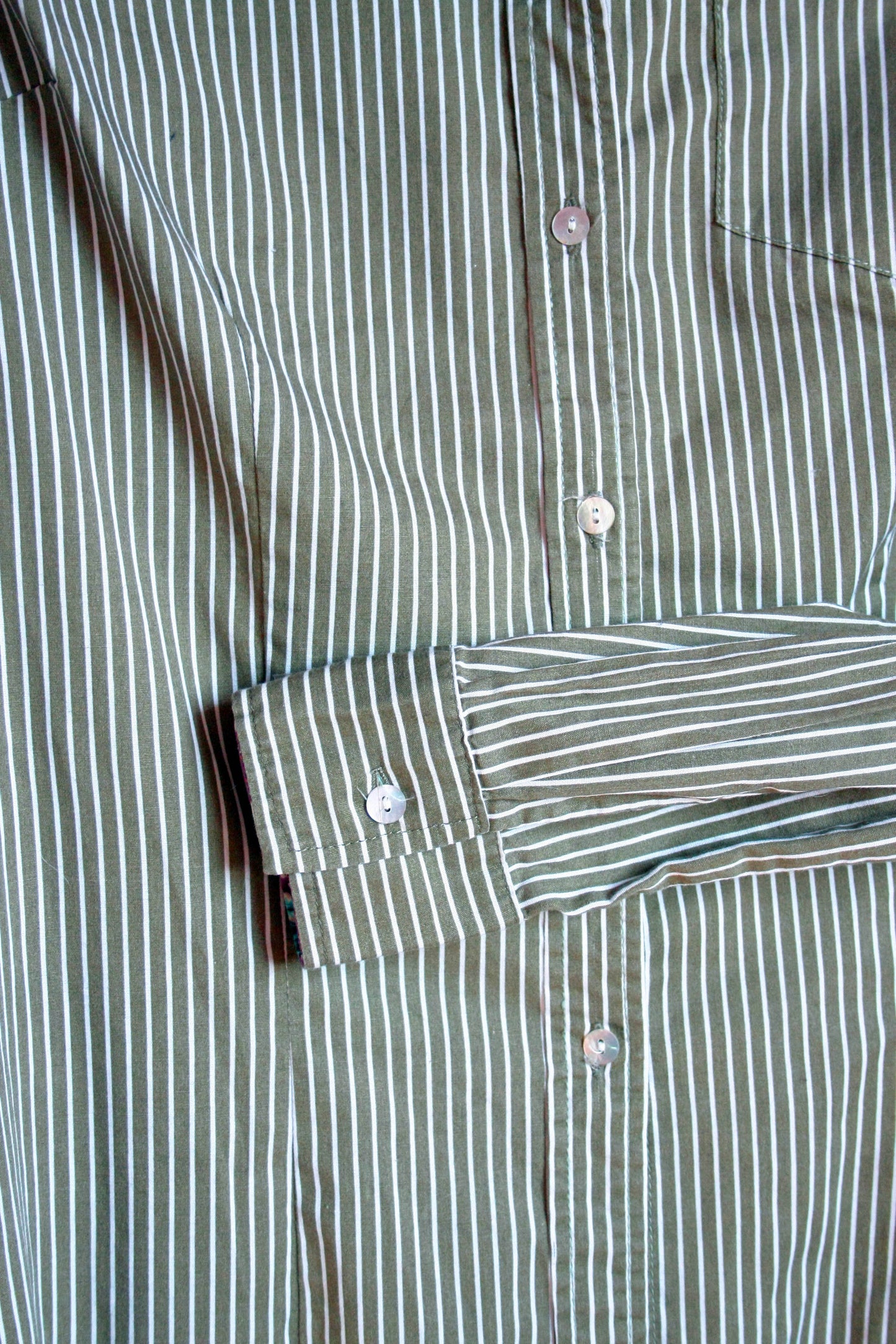 Showoberteil Ranchriding green Stripes Damen S