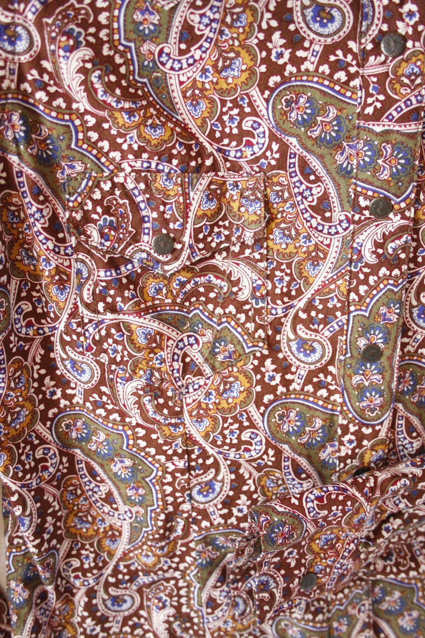 Vintage Showshirt Ranchriding Paisley bunt Damen XS/S