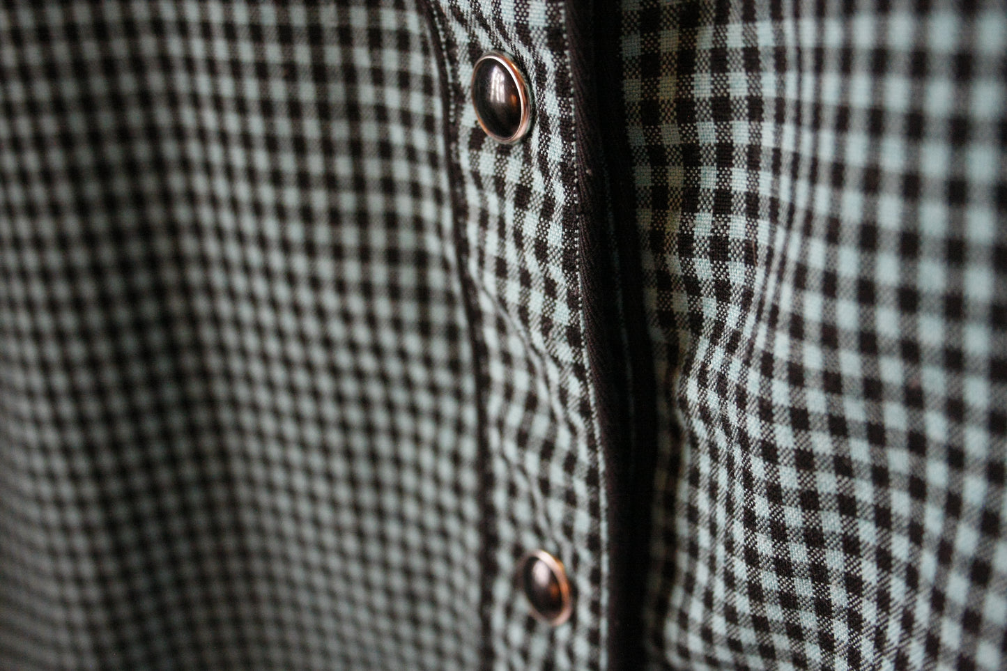 Vintage Old School Showoberteil türkis Damen M/L