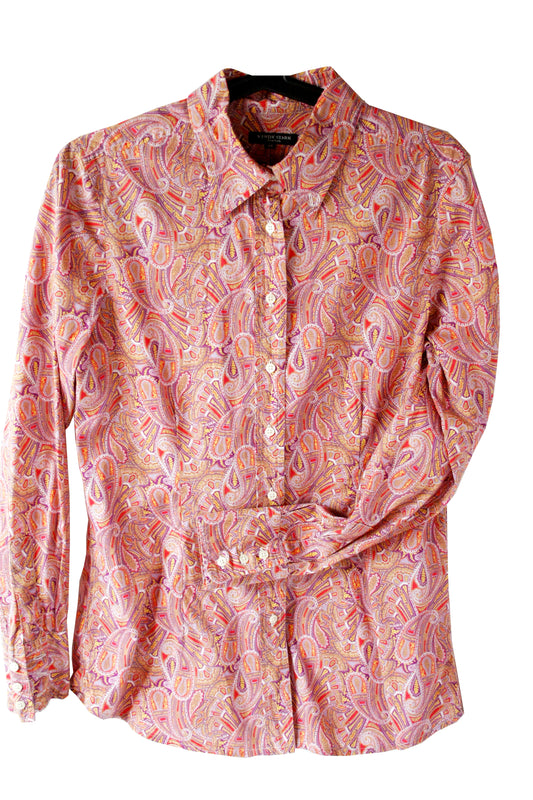 Showhemd Ranchriding Paisley Damen M