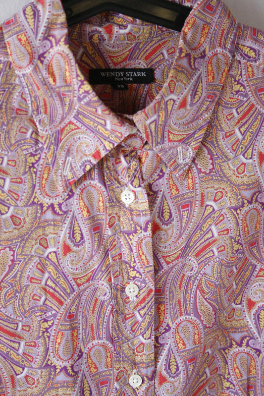 Showhemd Ranchriding Paisley Damen M