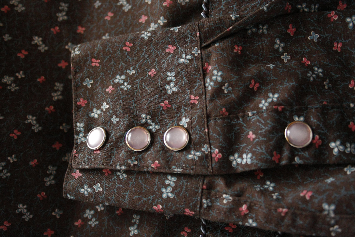 Vintage Showshirt Ranchriding Black/Blue Damen S