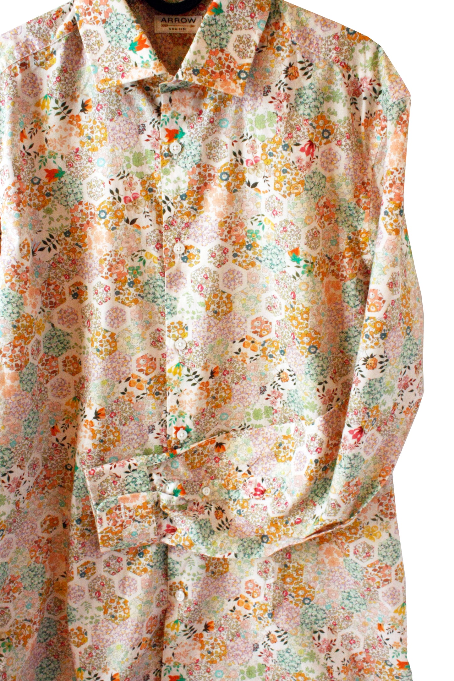 Showoberteil Ranchriding Geometrisch/Floral bunt Damen L