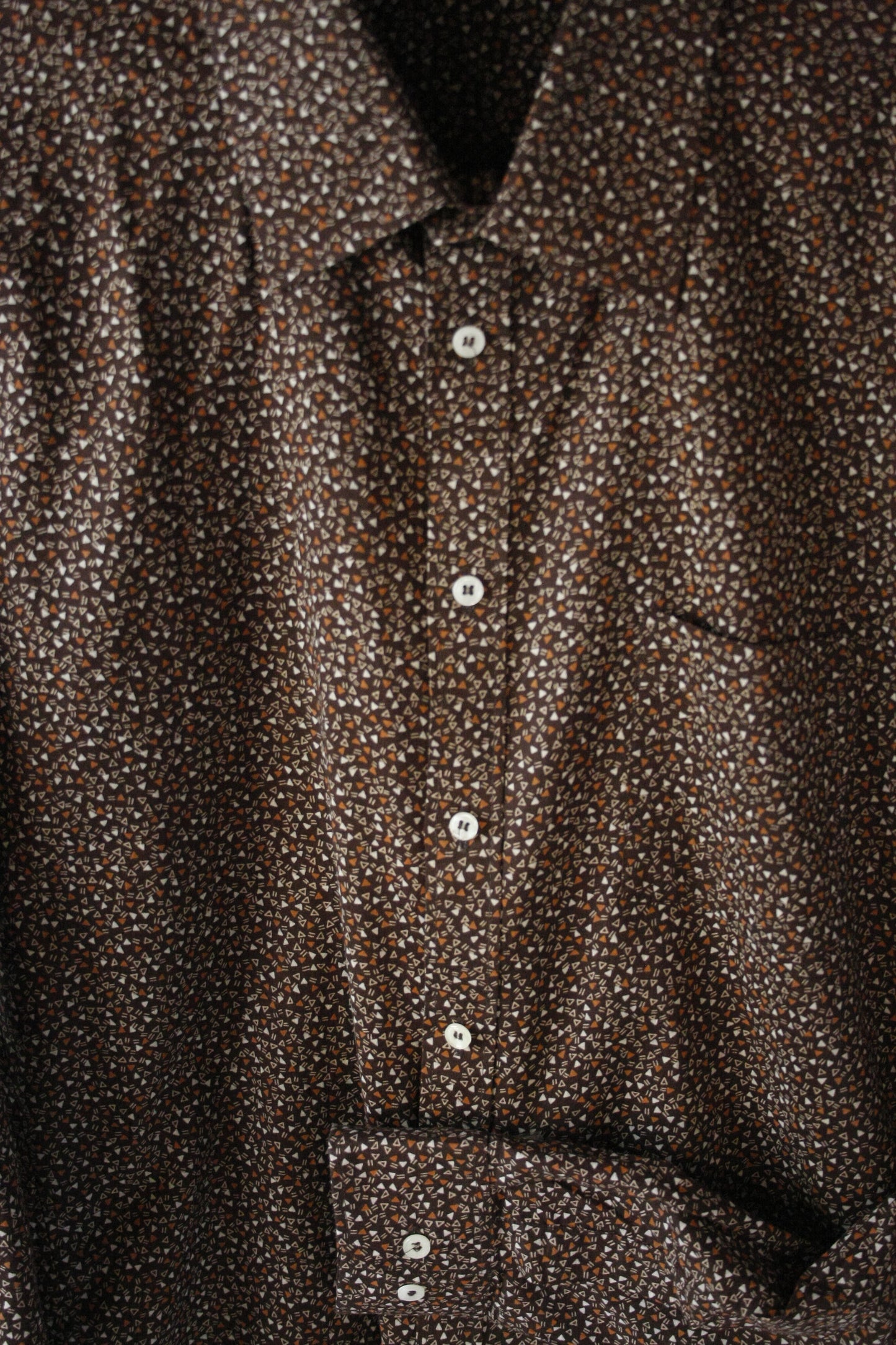 Showoberteil Pattern Braun Unisex