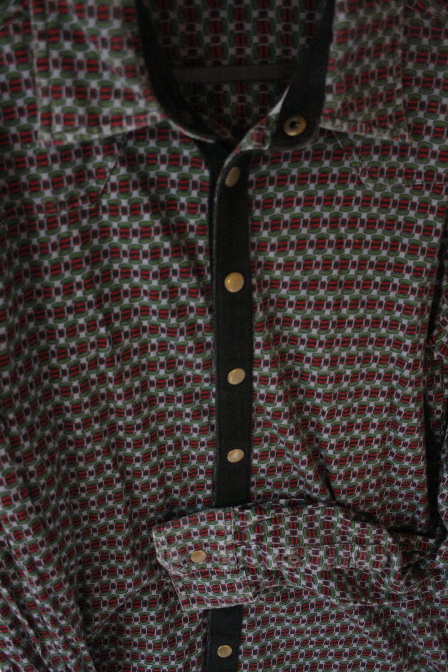 Showoberteil Ranchriding Geometrisch Herren L