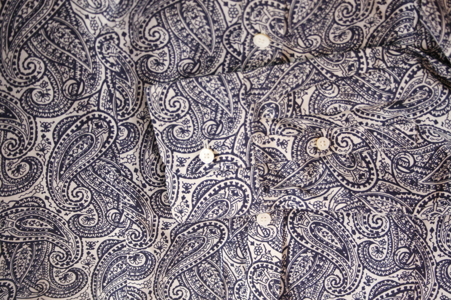 Showoberteil Ranchriding Paisley blau Damen S
