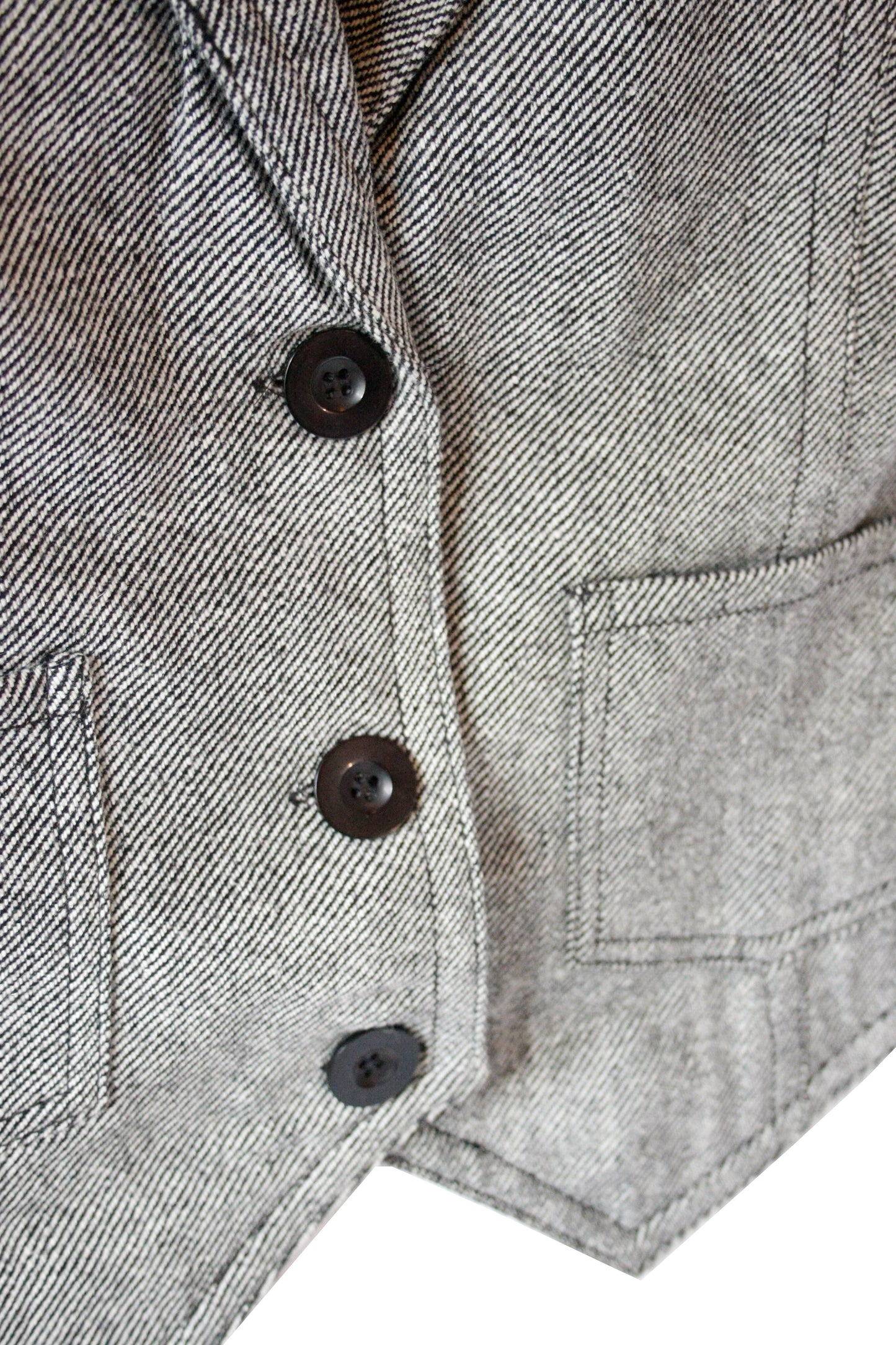 Vintage Ranch Riding Weste Tweed Damen M