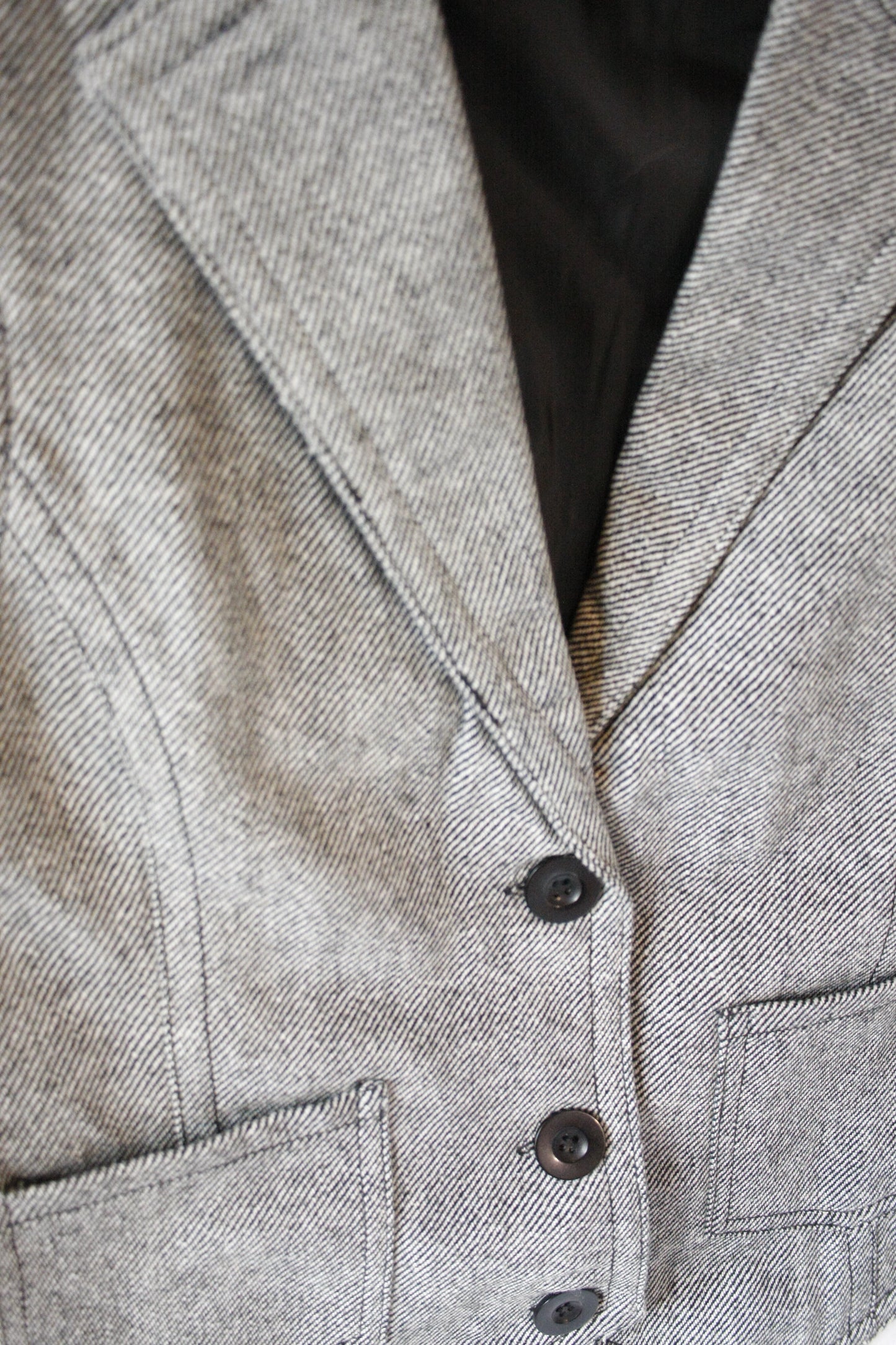 Vintage Ranch Riding Weste Tweed Damen M