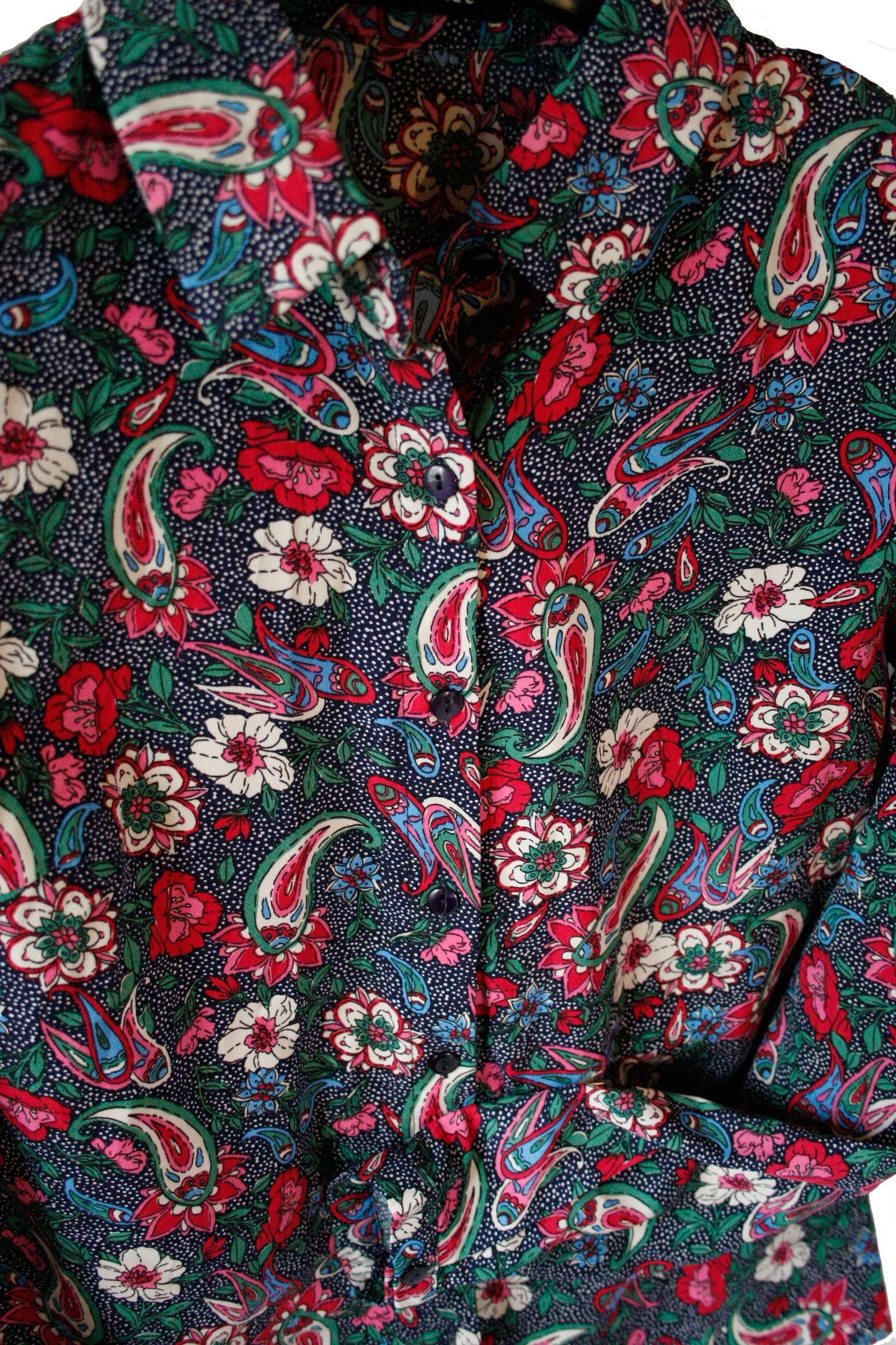 Showoberteil Ranchriding floral Damen M