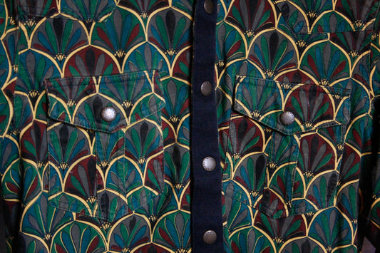 Showoberteil Ranchriding gemustert Herren M