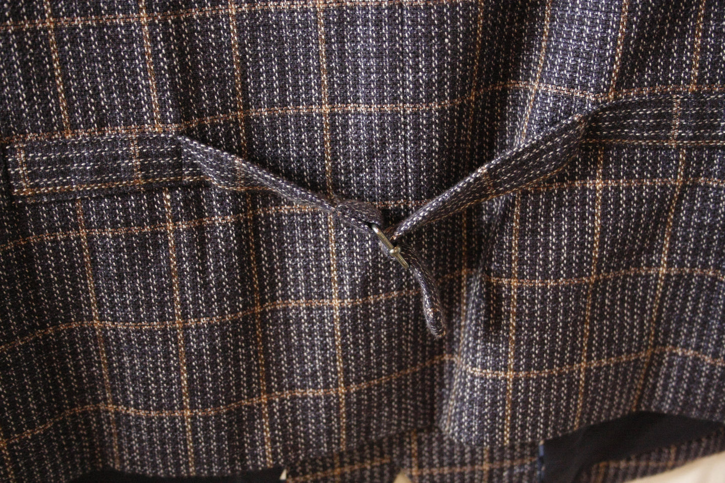 Vintage Ranch Riding Weste Kariert Unisex