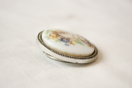 Wild Rag Clip Blumen Motiv