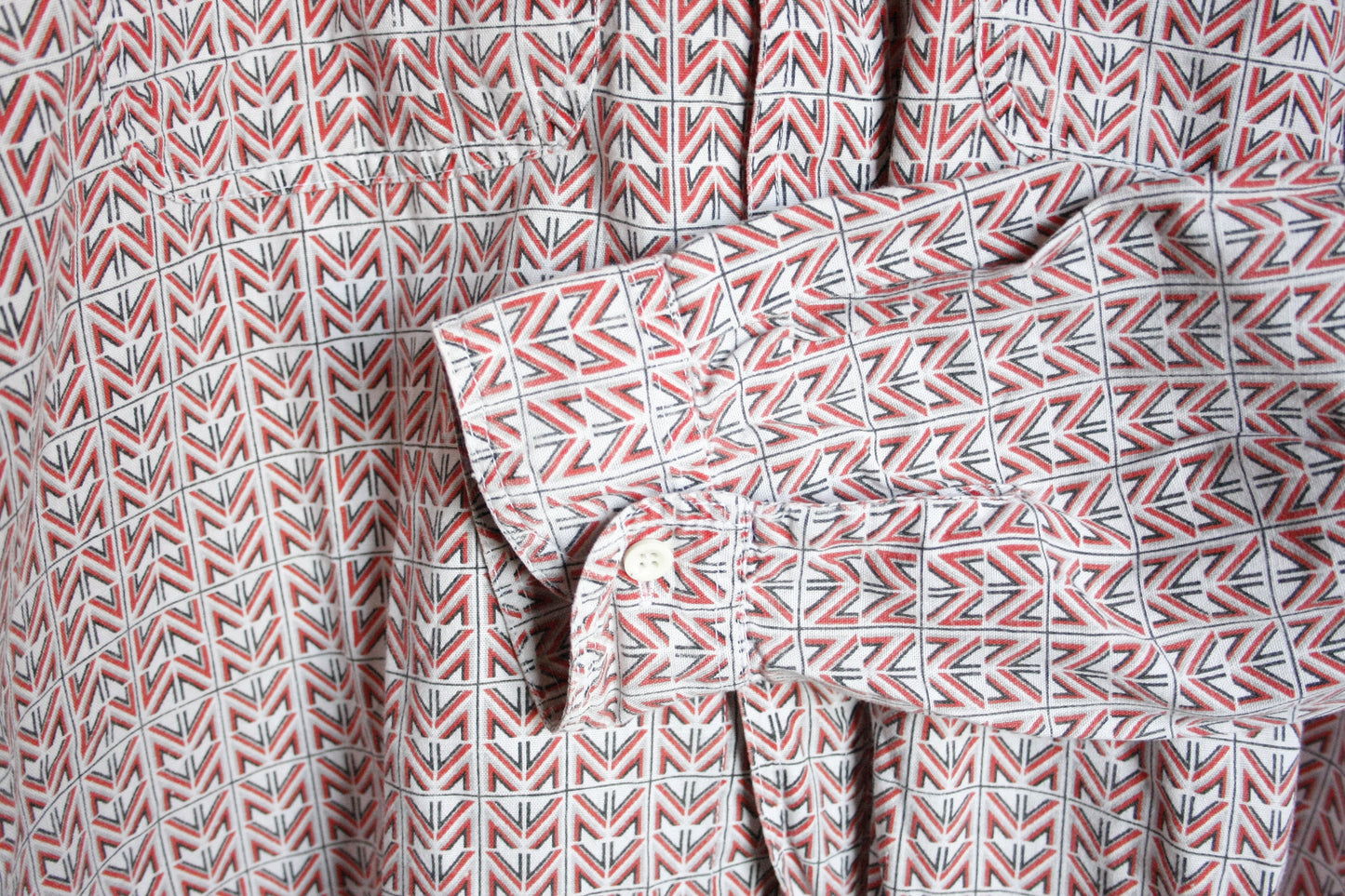 Vintage Ranchshirt Chevron Herren XL/XXL