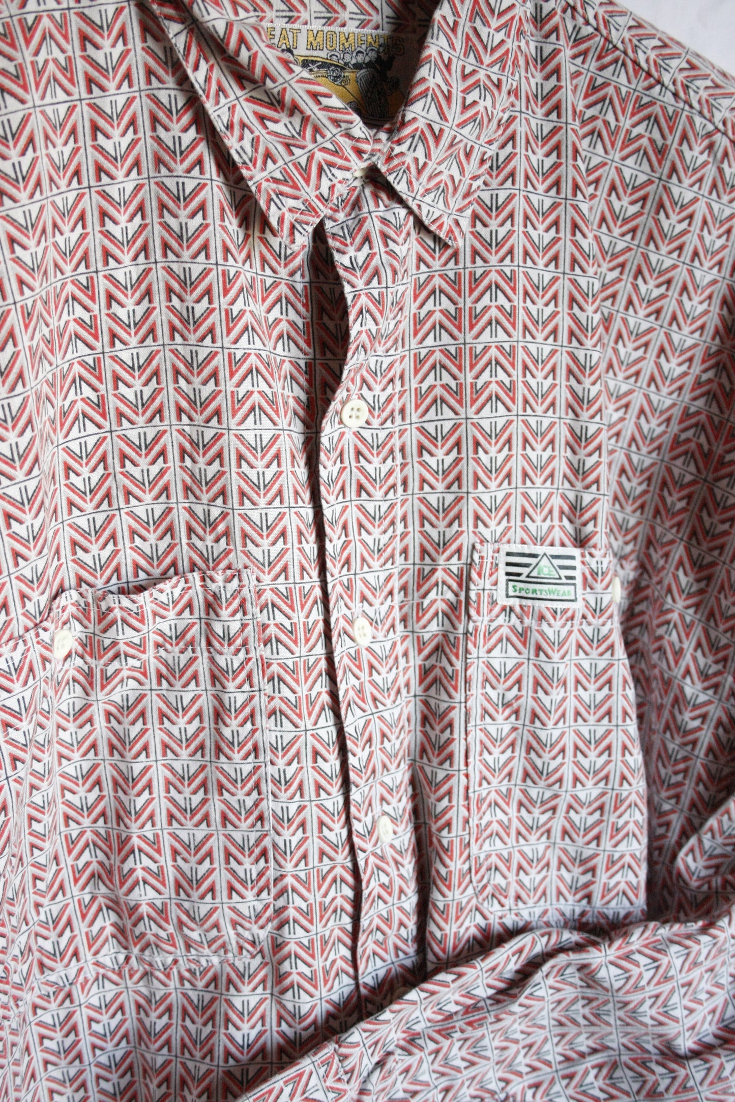 Vintage Ranchshirt Chevron Herren XL/XXL