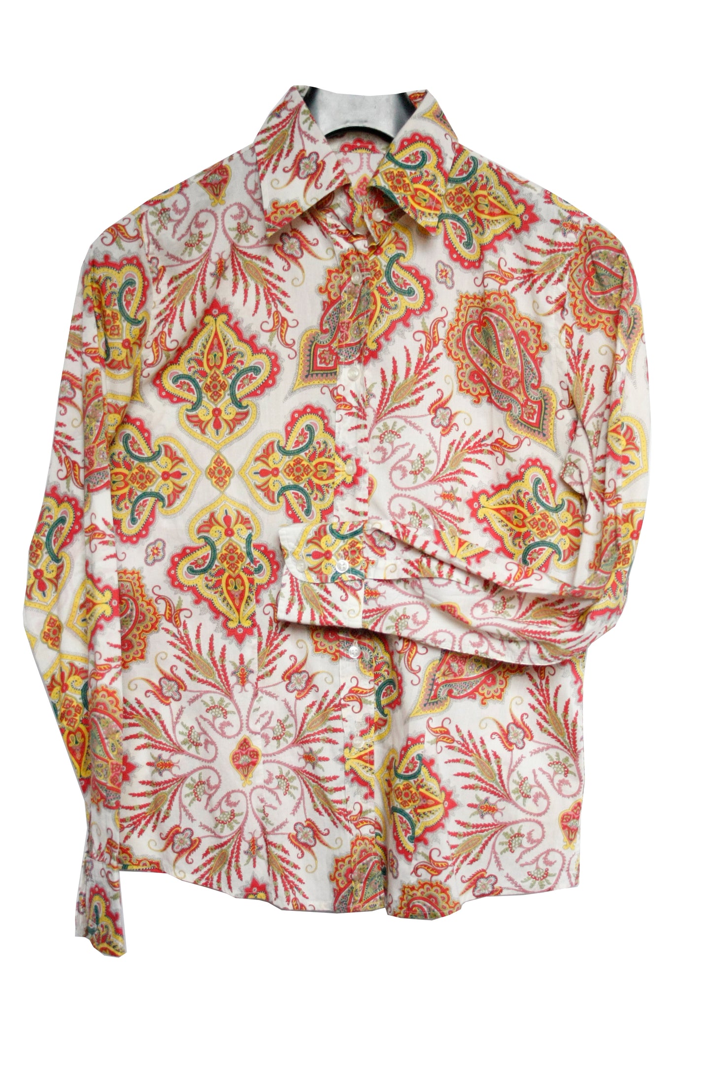 Showhemd Ranchriding Paisley Floral Damen M