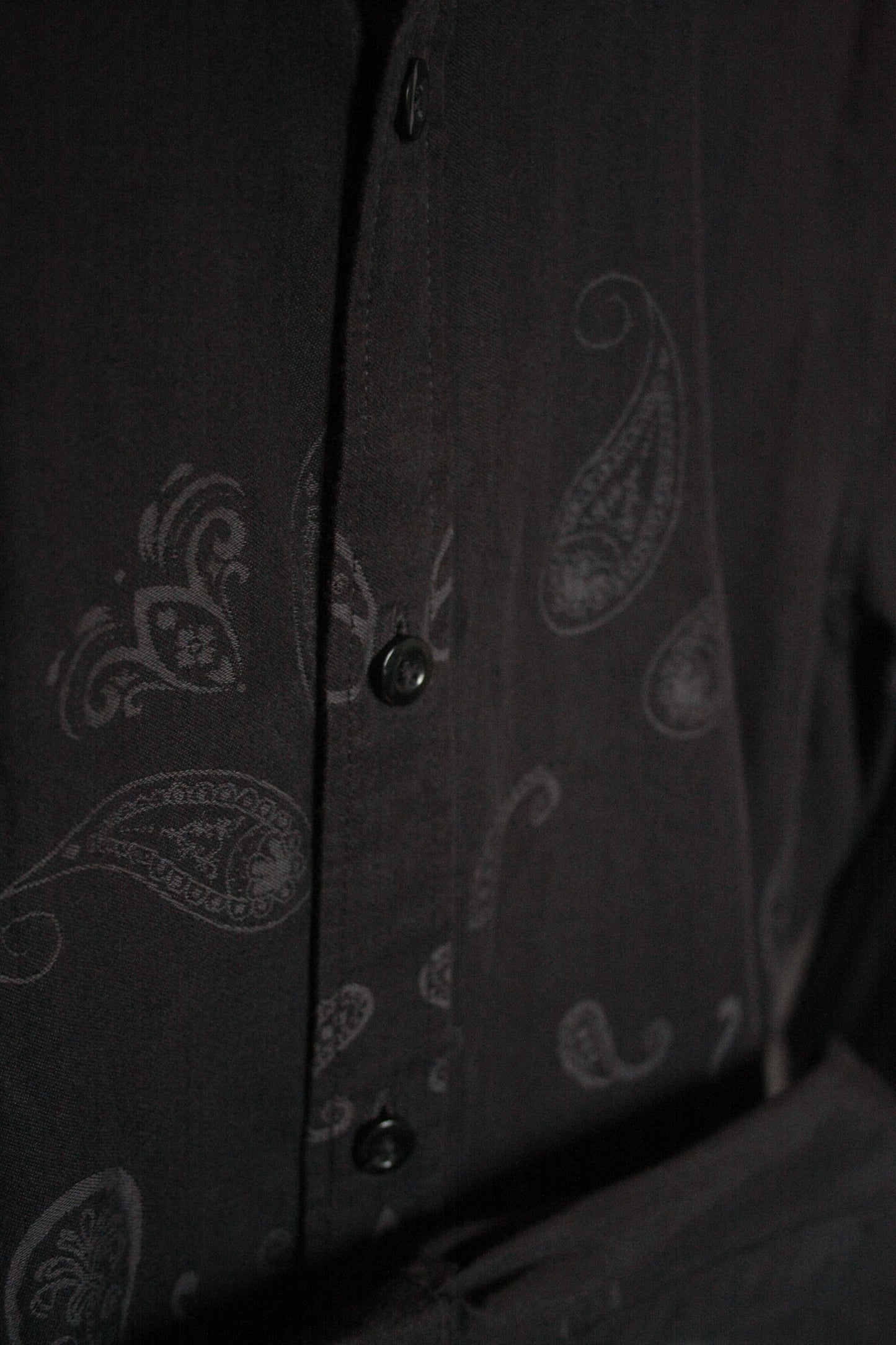 Showoberteil Paisley Black Unisex M/L