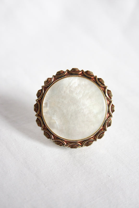 Wild Rag Clip Gold Perlmutt