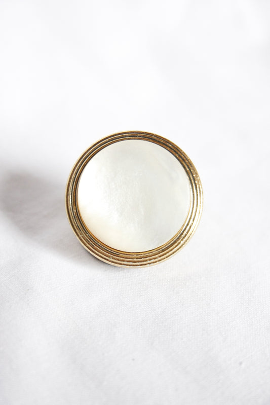 Wild Rag Clip Gold Perlmutt