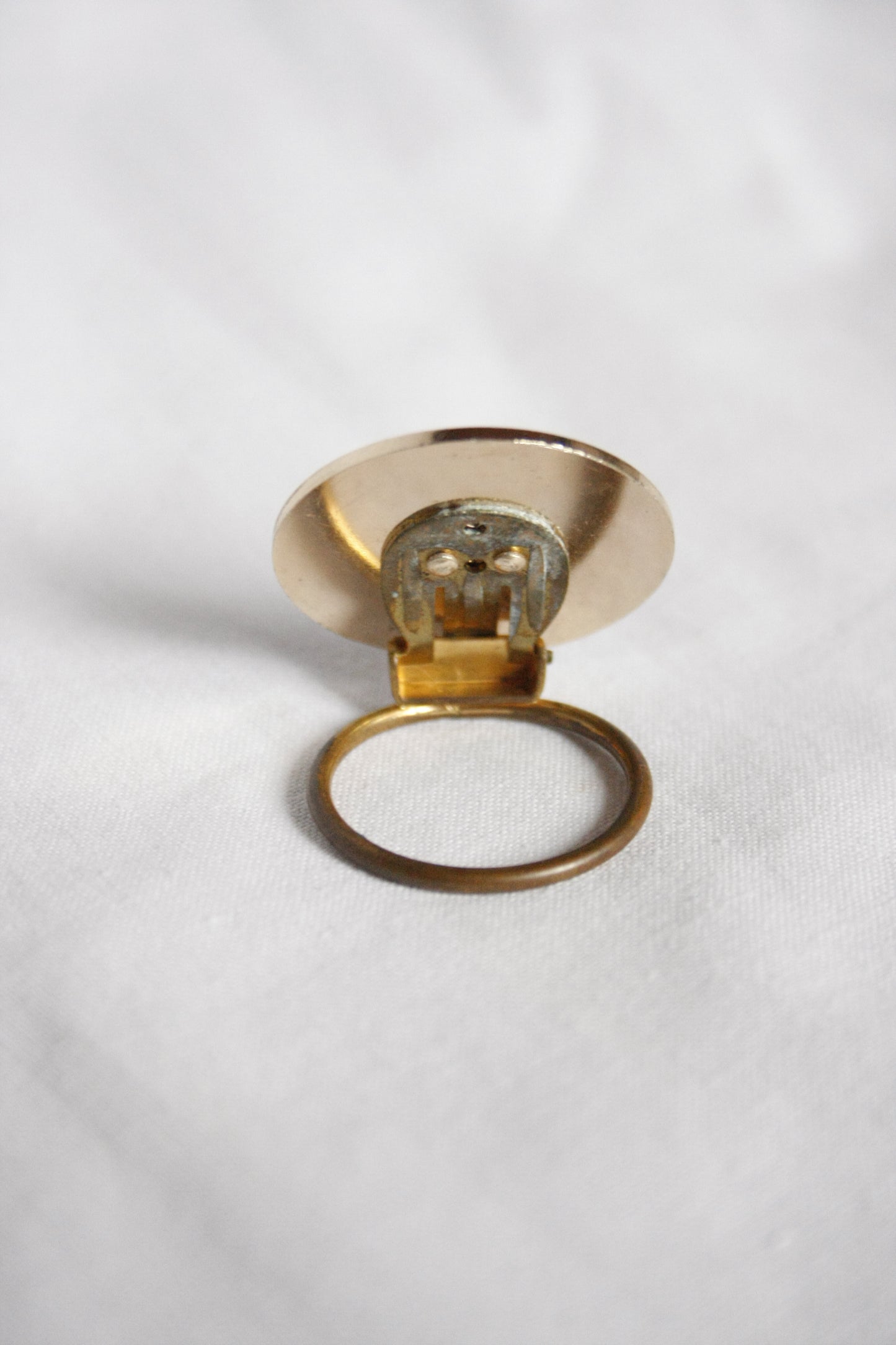 Wild Rag Clip Round Gold