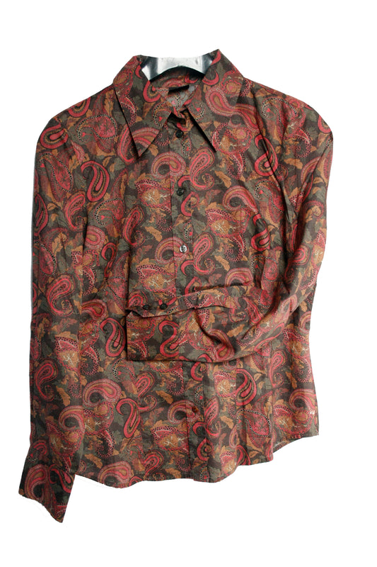 Showhemd Ranchriding Paisley Damen XXL