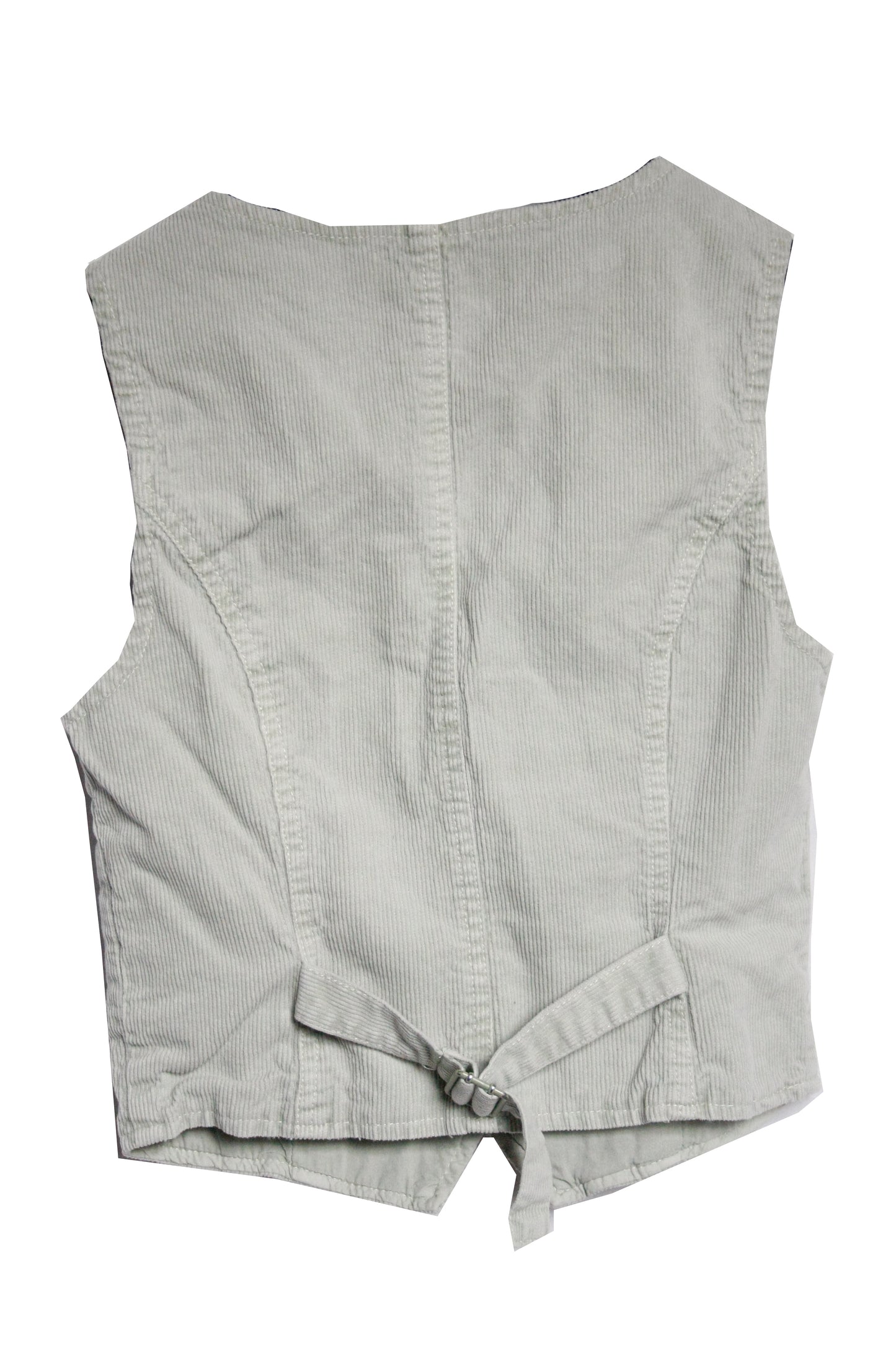 Ranch Riding Weste Cord salbei Damen XXS