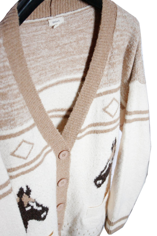 Strickjacke "Horsing Around"