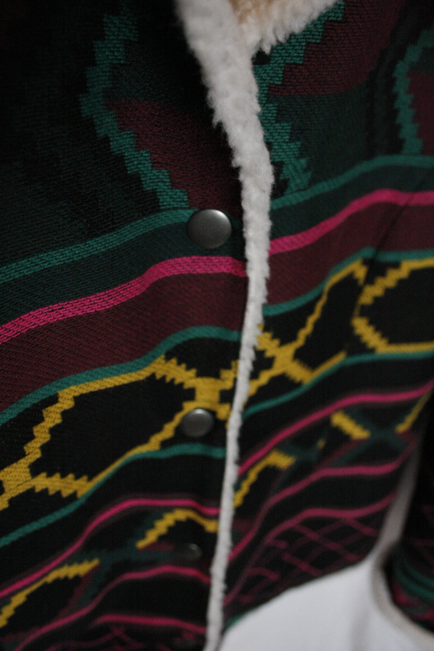 Vintage Aztec Jacke Damen S