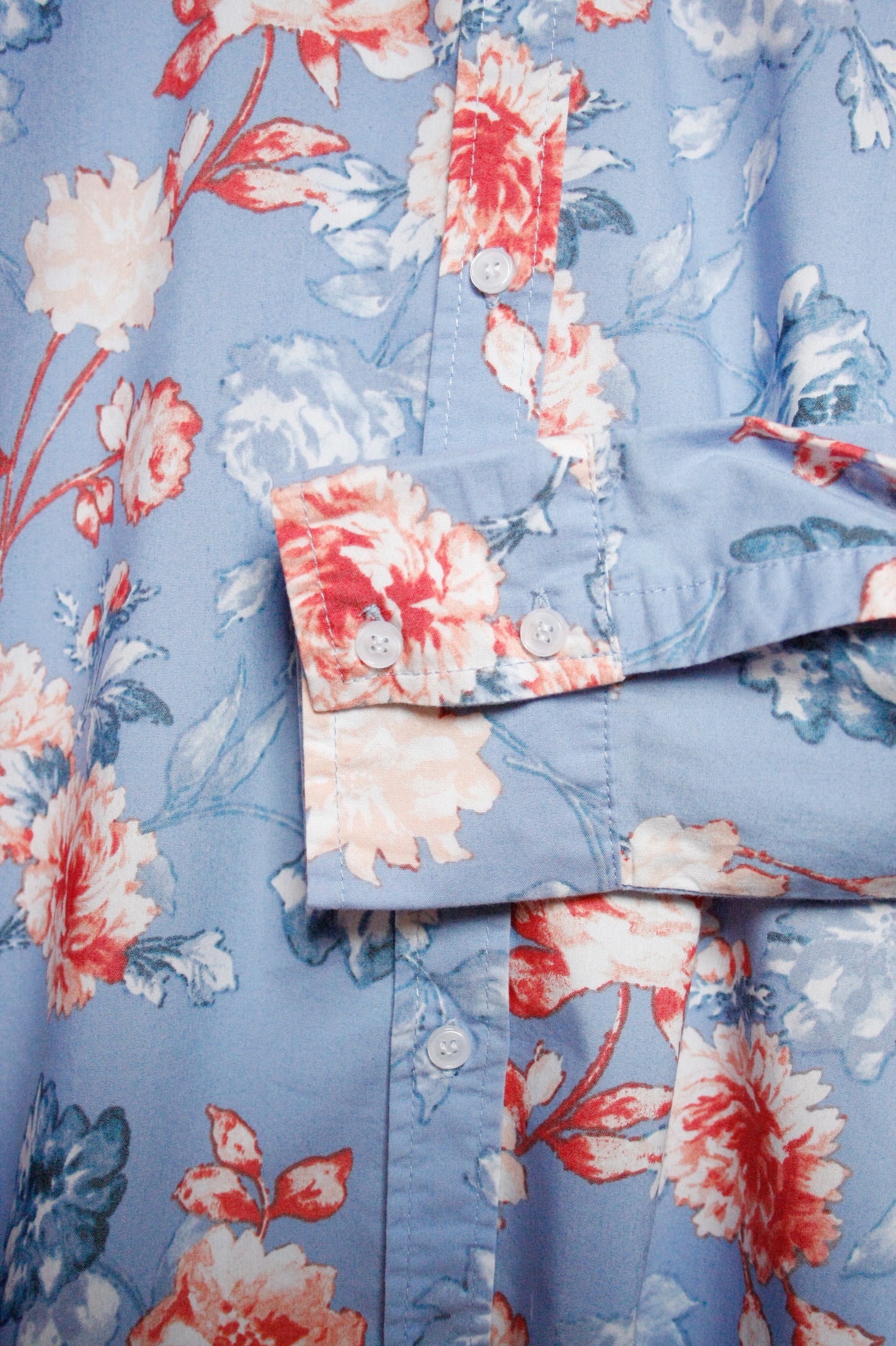 Showoberteil Ranchriding floralhellblau Damen M