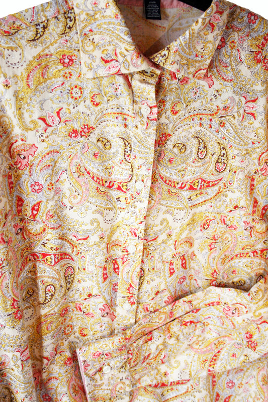 Showshirt Ranchriding Paisley Hemd Bunt Damen M