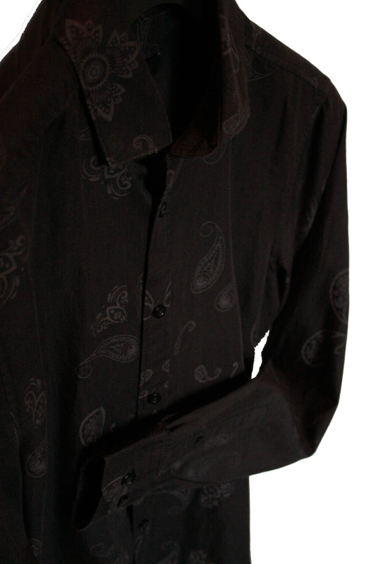 Showoberteil Paisley Black Unisex M/L