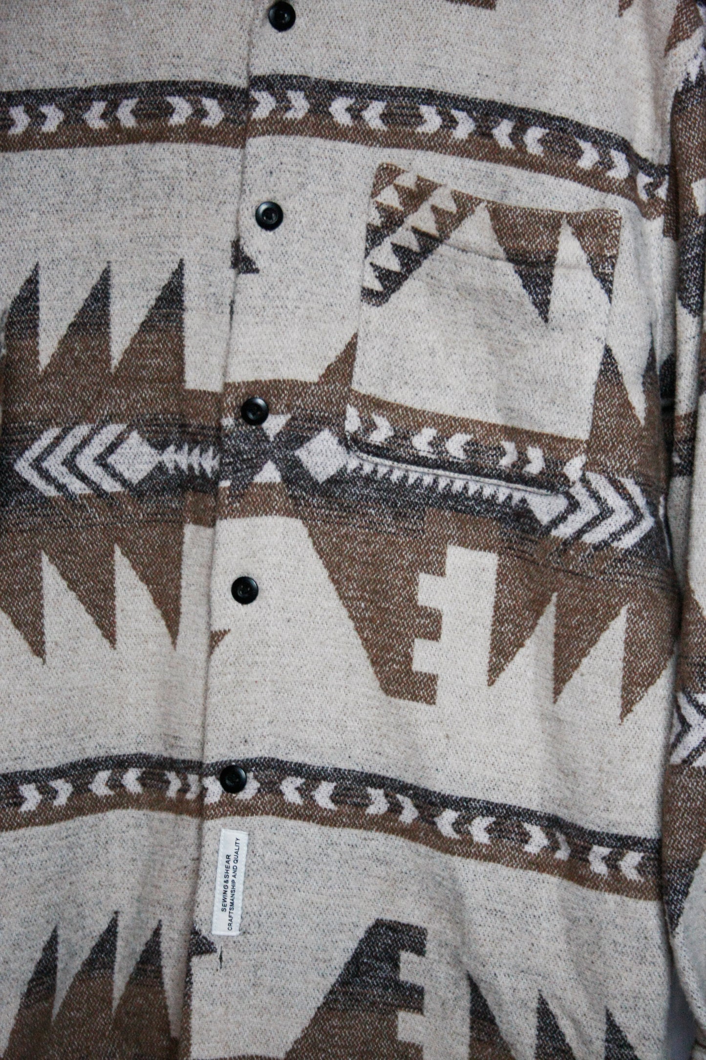 Outerwear Hemd Aztec Muster Herren L/XL