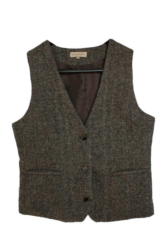 Ranch Riding Weste Cord braun Damen Gr.M