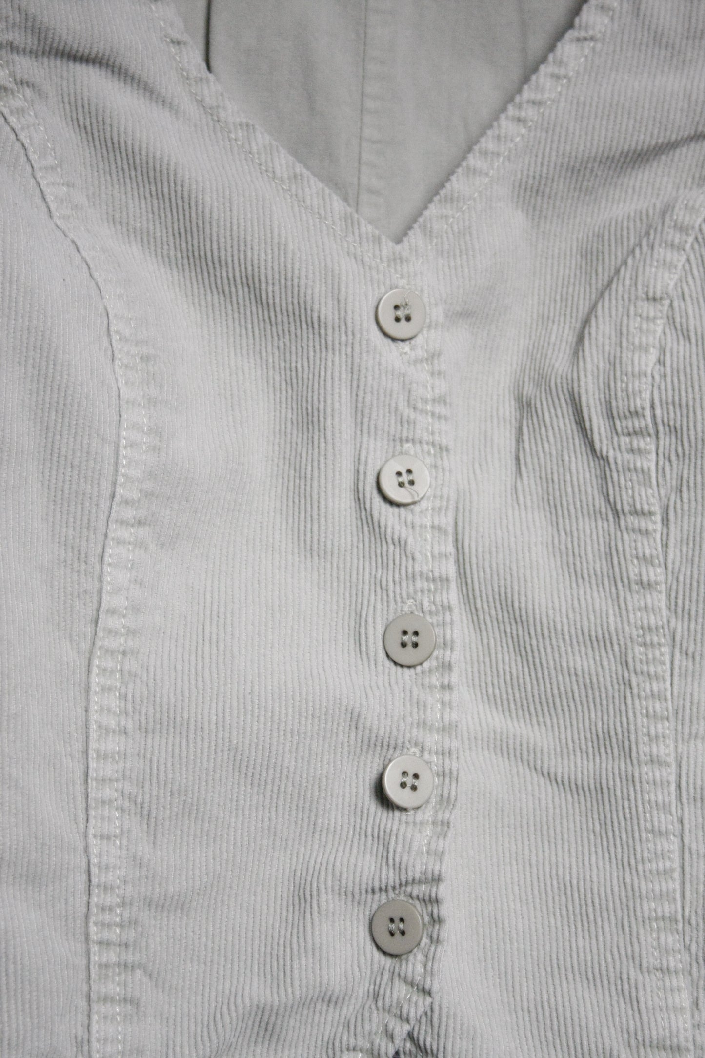 Ranch Riding Weste Cord salbei Damen XXS