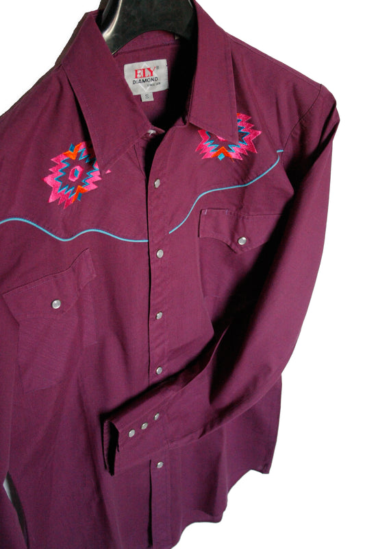 Vintage Showshirt Ranchriding Unisex Magenta