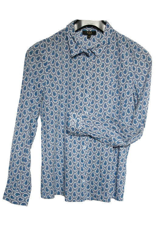 Leichtes Showhemd Ranchriding Paisley Damen S