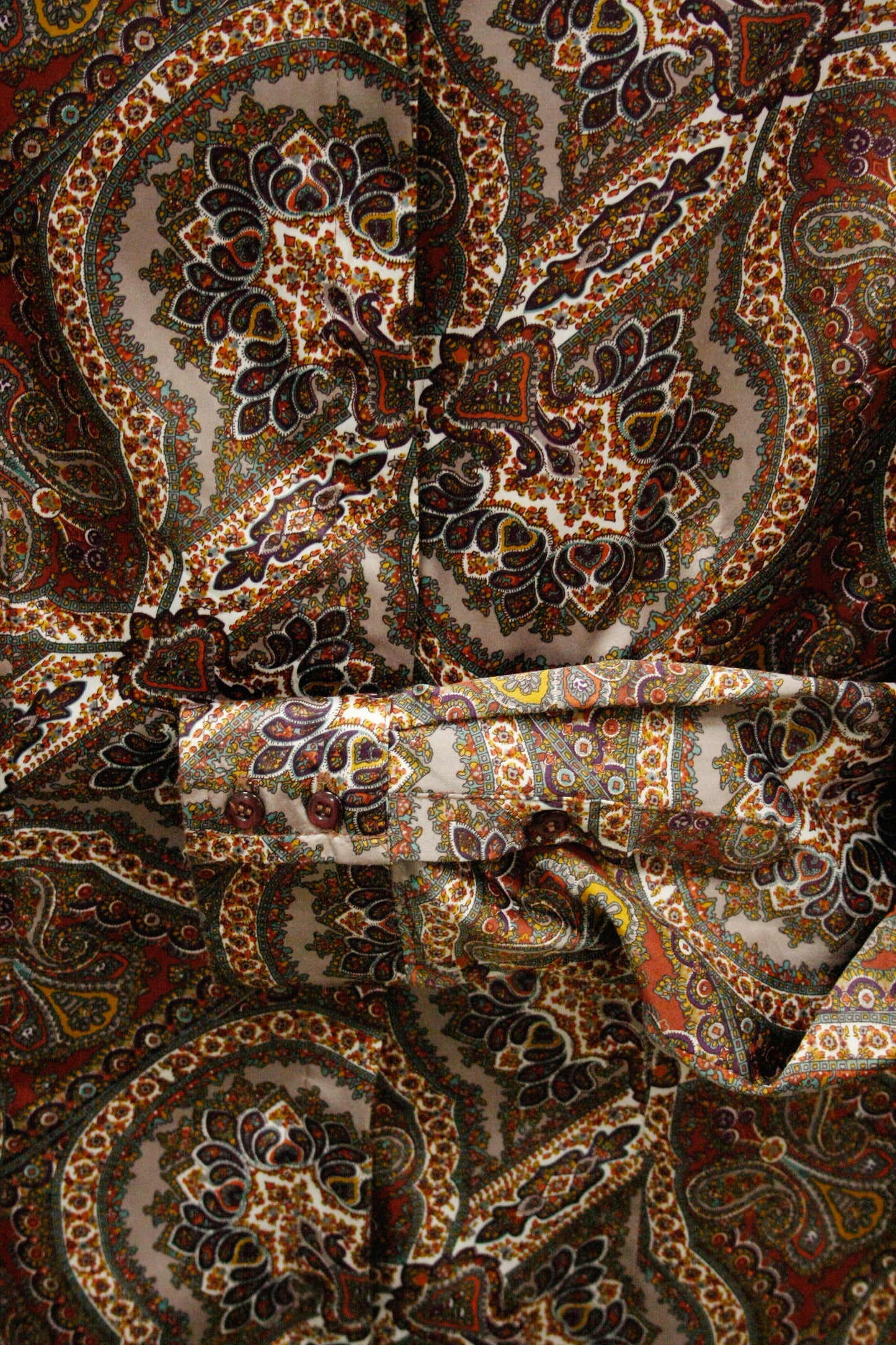 Show Shirt Silky Paisley Damen Gr. S/M