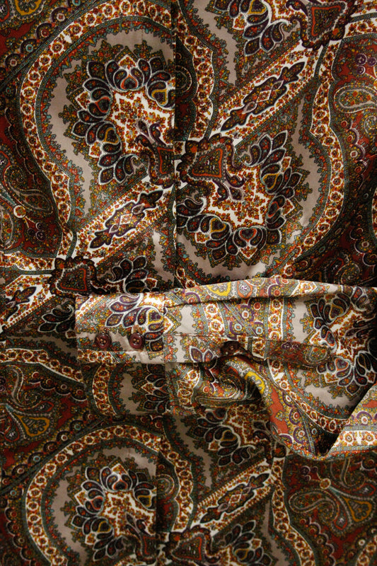 Show Shirt Silky Paisley Damen Gr. S/M
