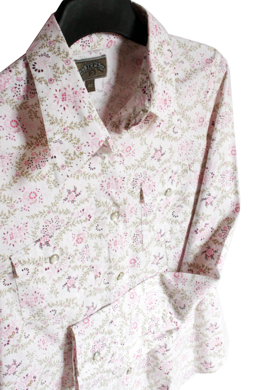 Vintage Showoberteil Blumen Damen M