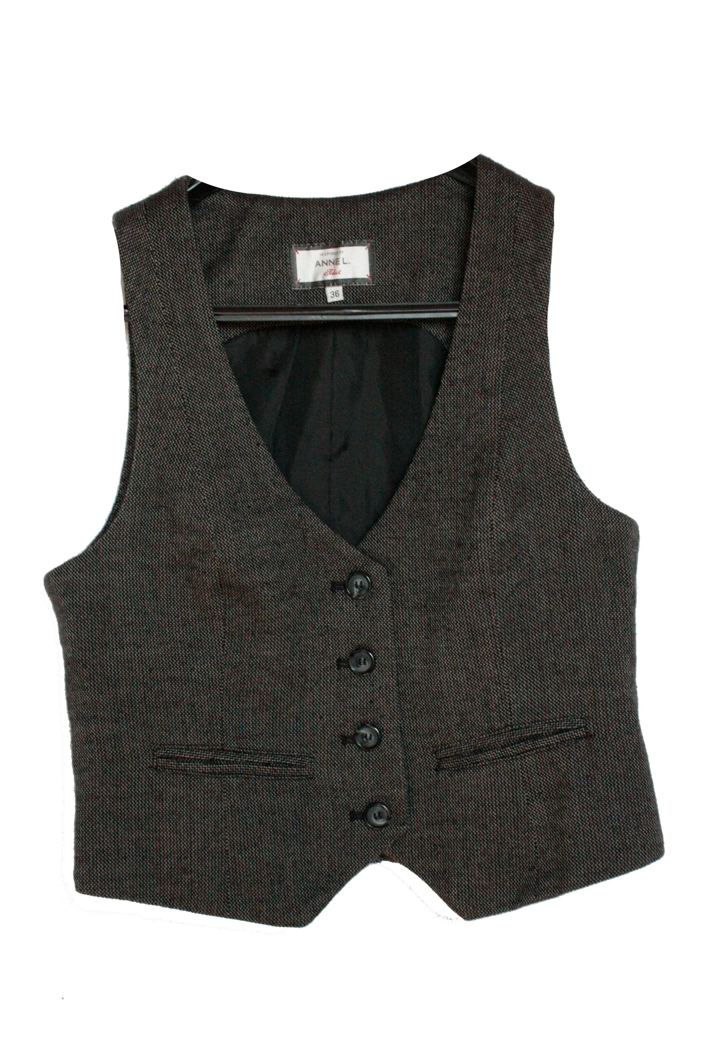 Ranch Riding Weste Tweed grau Damen Gr.S