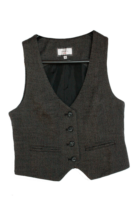 Ranch Riding Weste Tweed grau Damen Gr.S