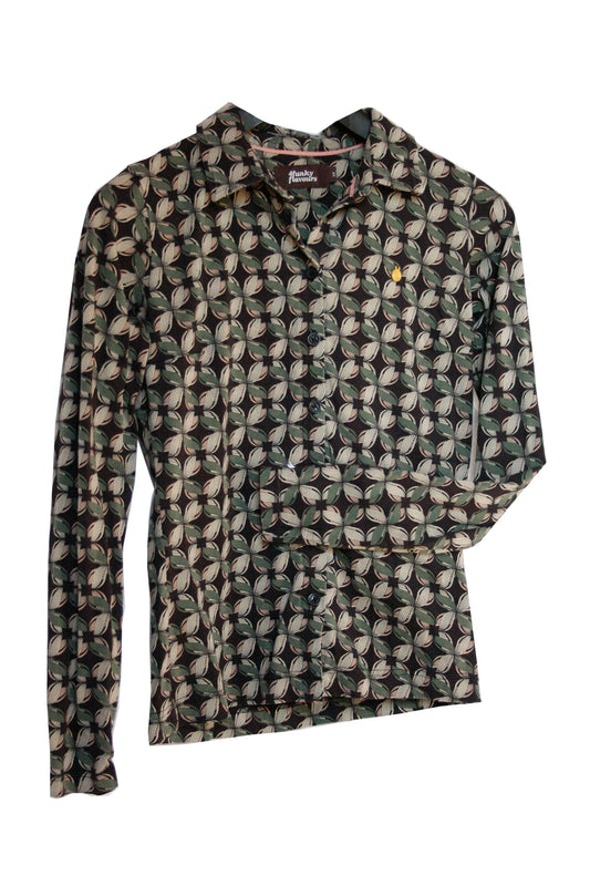 Showhemd Ranchriding Floral Damen XS